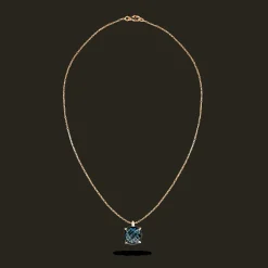 ketting Poppy Blue Topaas